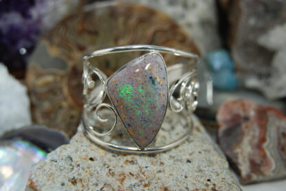 Louisiana Opal Green Fire Bracelet    LA262.  *