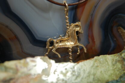 Carousel Horse 14kt Gold Pendant    RJ123.  * - Image 3
