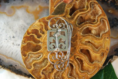 Gray LA Opal Pin/Pendant - F388.  * - Image 10