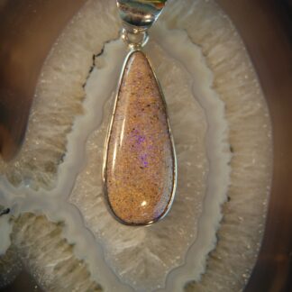 Classic Louisiana Opal Pendant - F330.   *