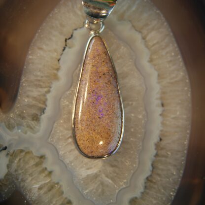 Classic Louisiana Opal Pendant - F330.   *