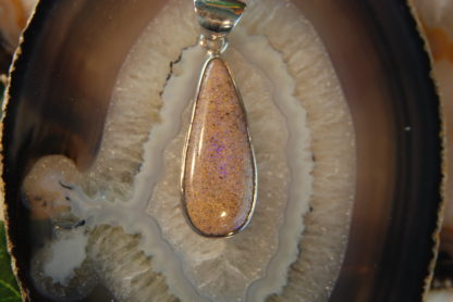 Classic Louisiana Opal Pendant - F330.   * - Image 4