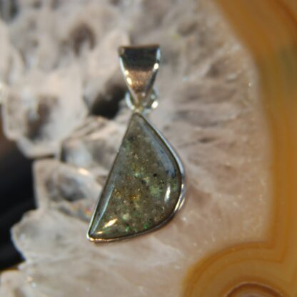 Half Moon LA Opal Pendant - F533.  * - Image 2