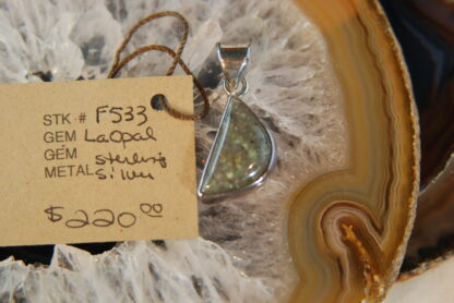 Half Moon LA Opal Pendant - F533.  * - Image 5