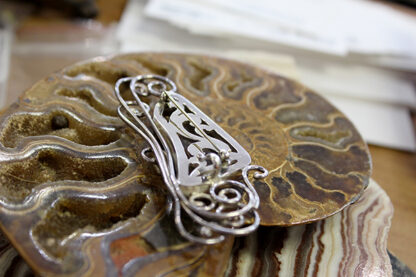 Big  Bold  LA Opal Pin-Pendant - F383.  * - Image 6