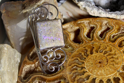 Gray LA Opal Pin/Pendant - F388.  * - Image 2