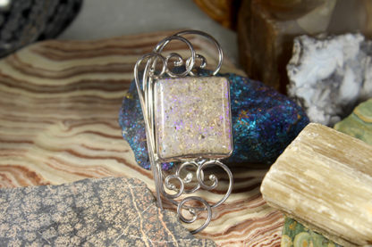 Gray LA Opal Pin/Pendant - F388.  * - Image 7