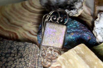 Gray LA Opal Pin/Pendant - F388.  * - Image 9