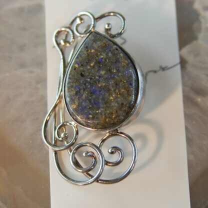 Tear Drop LA Opal Pin/Pendant - F379.  * - Image 5