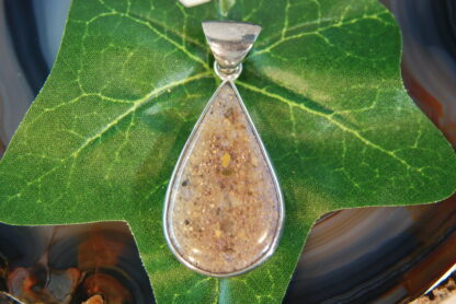 Rusty Brown  LA Opal -Tear Drop Pendant - F397.  * - Image 3