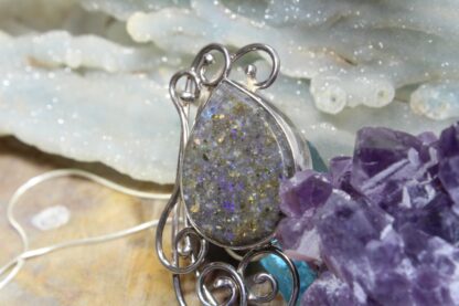 Tear Drop LA Opal Pin/Pendant - F379.  * - Image 7