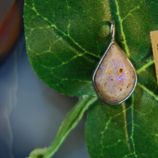 Tear Drop LA Opal Pendant with 'Wish Cave' - F398.  *