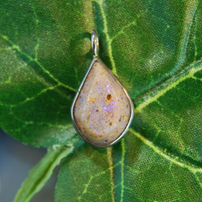 Tear Drop LA Opal Pendant with 'Wish Cave' - F398.  * - Image 9