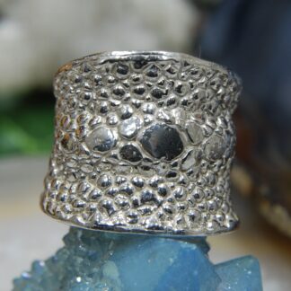 Sting Ray Bright Silver Ring    RJ136. *