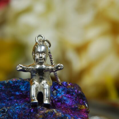 Silver King Cake Baby Necklace      RJ107.  * - Image 3