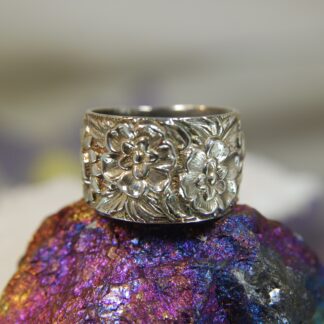 Wide Floral Band Bright.      RJ119.  *