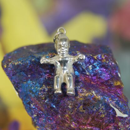 Silver King Cake Baby Necklace      RJ107.  * - Image 6