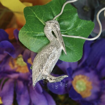 Large Hand Carved Pelican Pendant.     RJ105.  * - Image 3