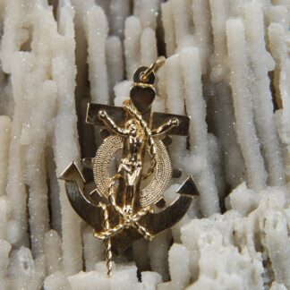 Handmade 14kt Fisherman's Cross   RJ130  *