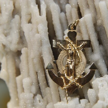 Handmade 14kt Fisherman's Cross   RJ130  * - Image 6