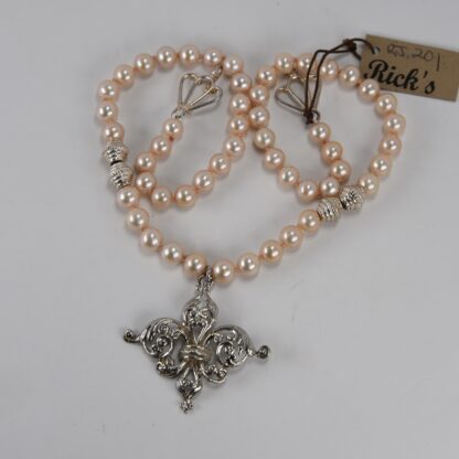 7mm Peach Color Pearls - FDL   RJ201. * - Image 2