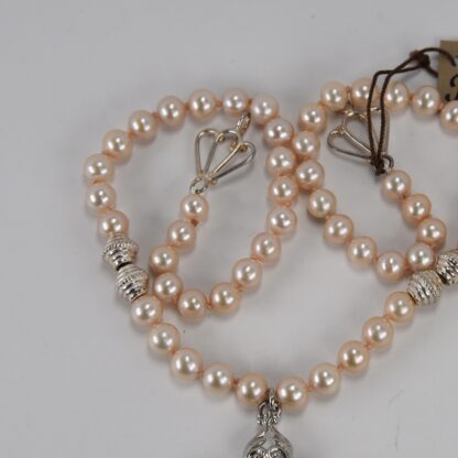 7mm Peach Color Pearls - FDL   RJ201. * - Image 3