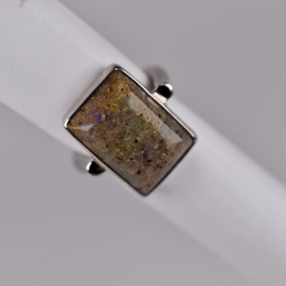 Louisiana Opal Ring - Rectangle - LA133.  * - Image 3