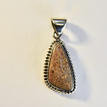 Milgrain Triangle LA Opal Pendant - LA417.  * - Image 2