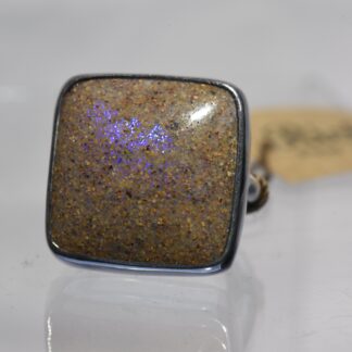 Square Louisiana Opal Ring - LA155.  *