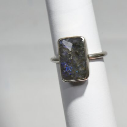 Rectangle Louisiana Opal Ring - LA234.  * - Image 6