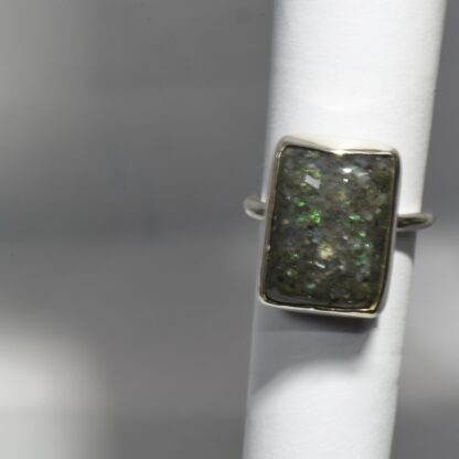 Dome Top Rectangle LA Opal Ring - LA235.  * - Image 4