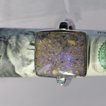 Purple Glow Louisiana Opal Ring - LA160.  * - Image 7