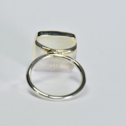 Rectangle Louisiana Opal Ring - LA240.  * - Image 3