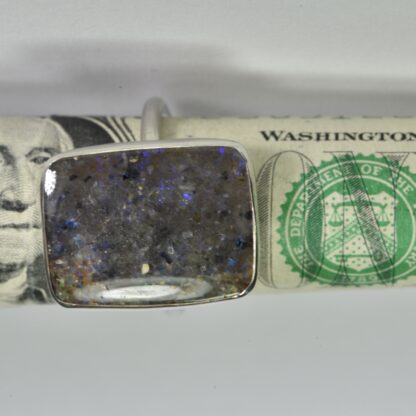 Rectangle Louisiana Opal Ring - LA240.  * - Image 6