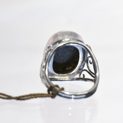 Dark Gray Base LA Opal Ring - LA152.  * - Image 6