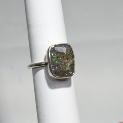 Dark Gray Louisiana Opal Ring - LA232. * - Image 3