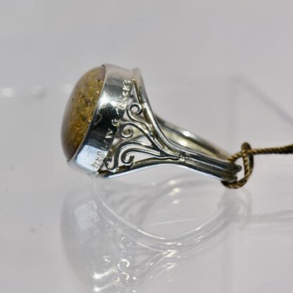 Round Louisiana Opal Ring - LA167.  * - Image 5