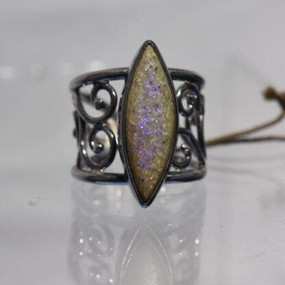 Marquis shaped LA Opal Ring - LA154.  * - Image 4