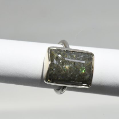 Dome Top Rectangle LA Opal Ring - LA235.  * - Image 2