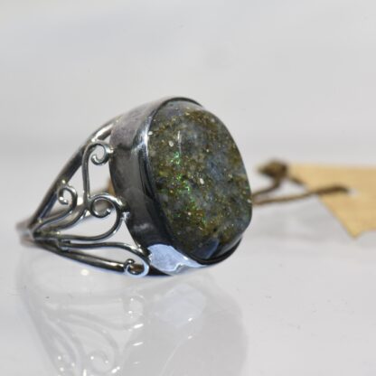 Dark Gray Base LA Opal Ring - LA152.  *