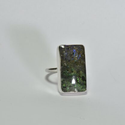 Green Fire/Purple Glow LA Opal Ring - LA247.  * - Image 2