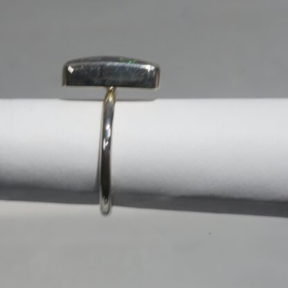 Rectangle Louisiana Opal Ring - LA234.  * - Image 3