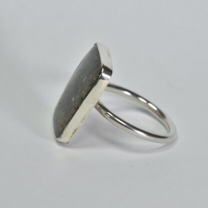 Rectangle Louisiana Opal Ring - LA240.  * - Image 4
