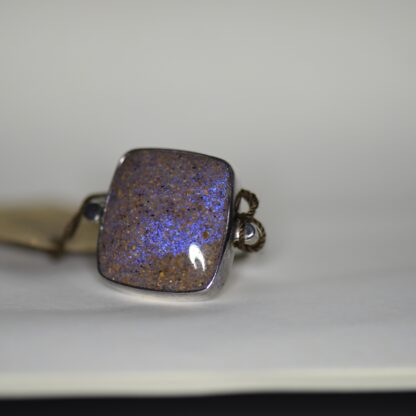 Square Louisiana Opal Ring - LA177.  * - Image 5
