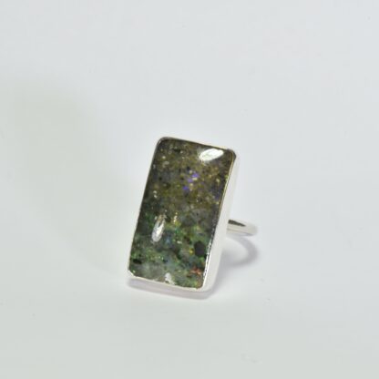 Green Fire/Purple Glow LA Opal Ring - LA247.  * - Image 8