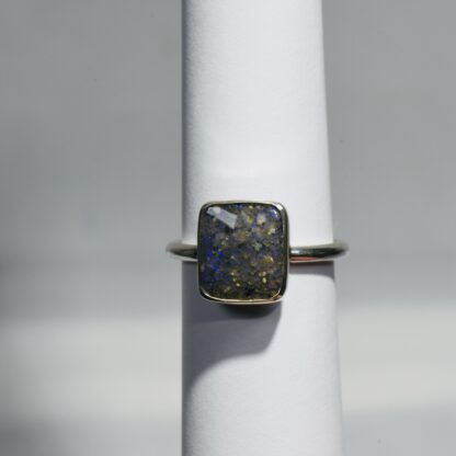 Rectangle LA Opal Ring.  LA216.  * - Image 2