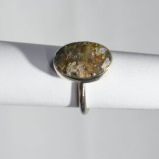 Oval LA Opal with 'Wish Cave' Ring - LA276.  *