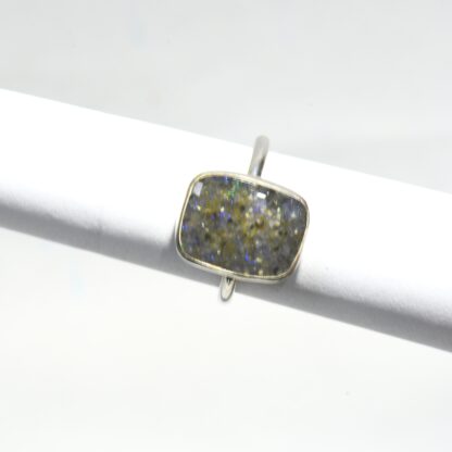 Dark Gray Louisiana Opal Ring - LA232. * - Image 4
