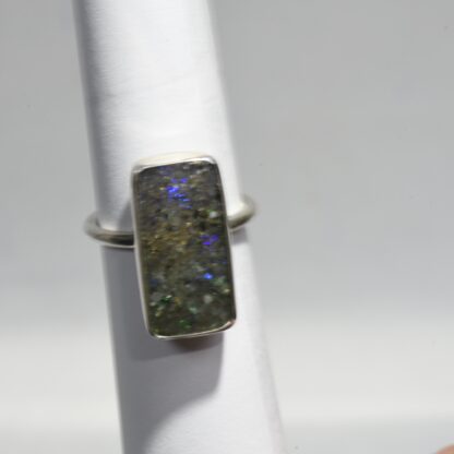 Long Rectangle LA Opal Ring -  LA238. *