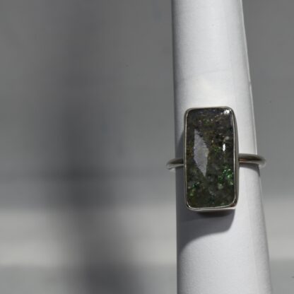 Long Rectangle LA Opal Ring -  LA238. * - Image 7